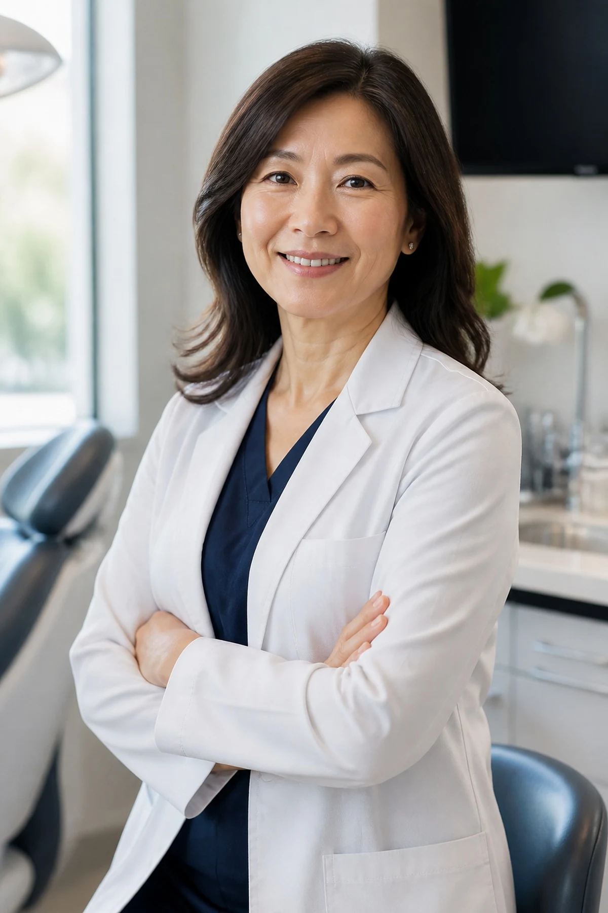 Experienced healthcare professional in a modern practice