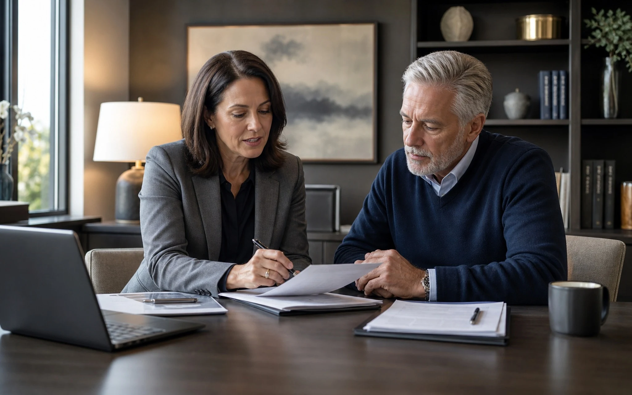Tax professional coordinating long-term tax planning with a client